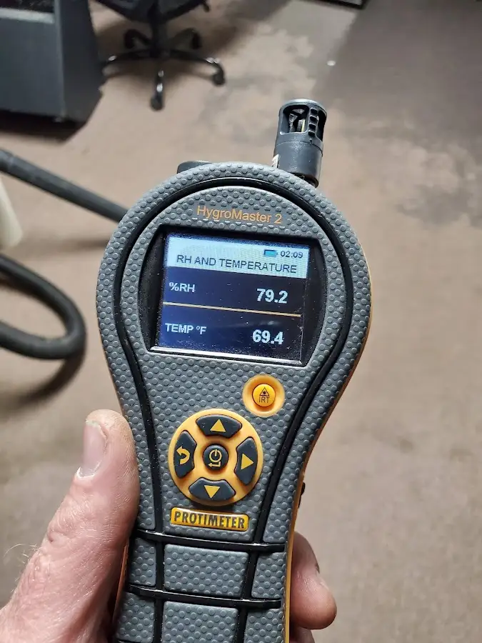 Moisture meter humidity assessment for Mold Remediation & Removal in Hilliard