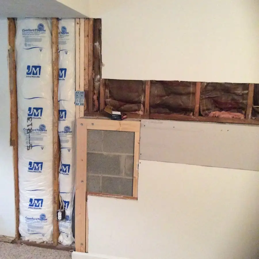 Wall insulation replacement during Odor Removal & Deodorization in Hilliard